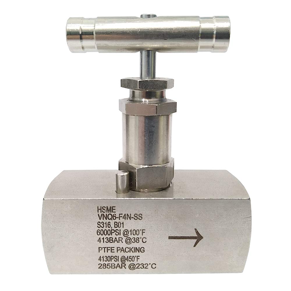 VALVULA DE AGUJA 1/4" NPT SS316