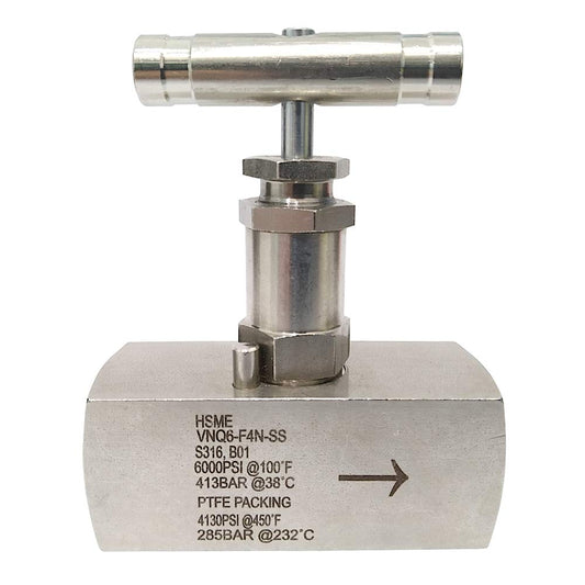 VALVULA DE AGUJA 1/4" NPT SS316
